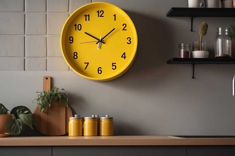 oversized wall clock