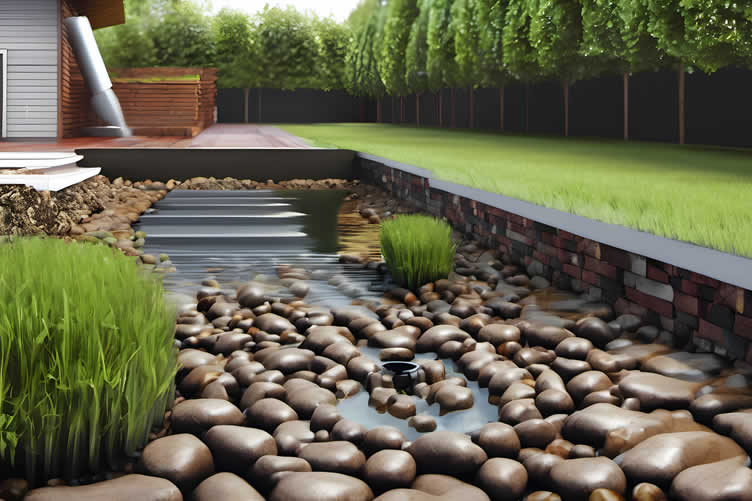designing a better yard drainage system