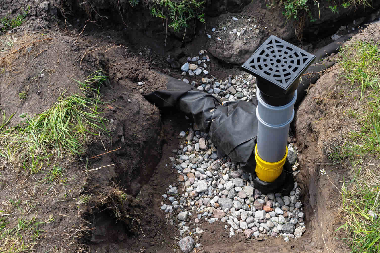 designing a better yard drainage system