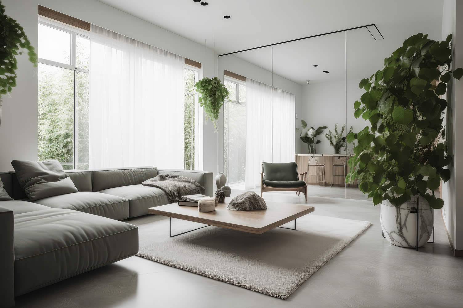 creating visual space with design tricks
