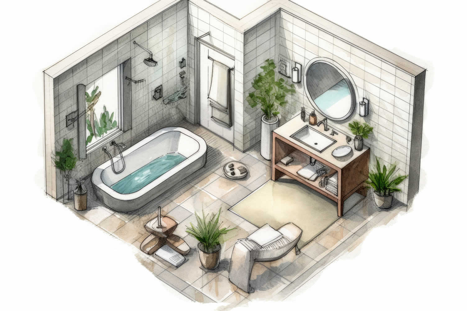 bathroom remodeling plan