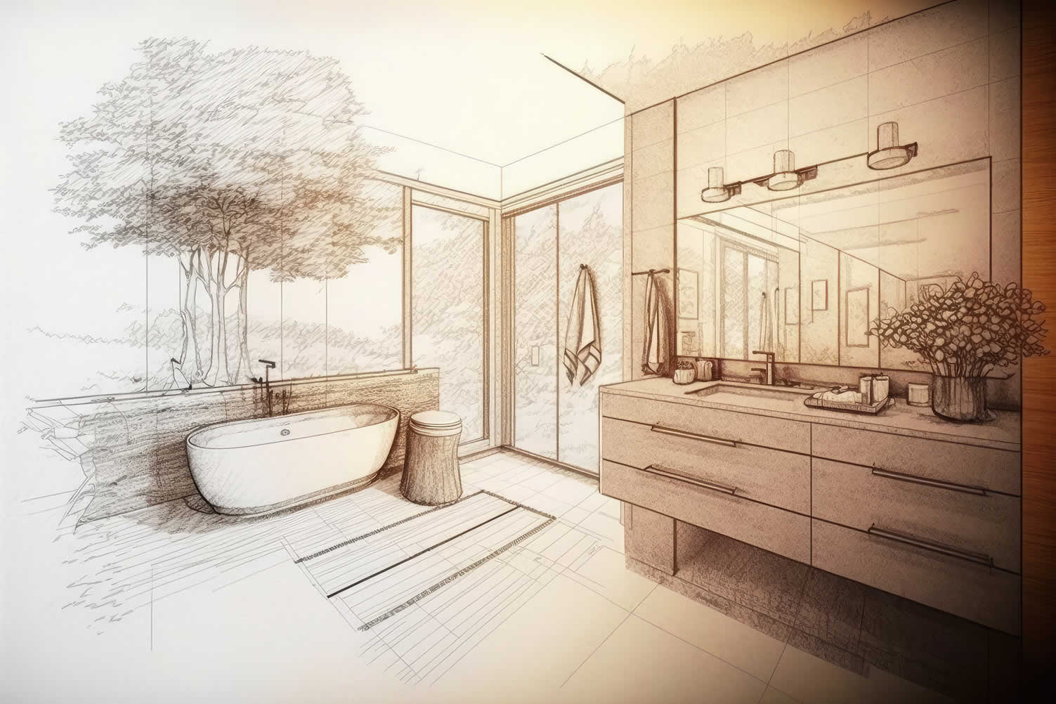 bathroom remodeling plan