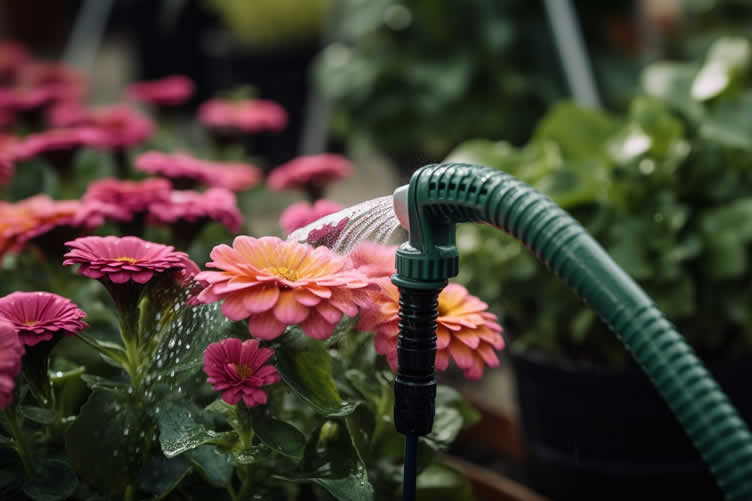 creating a colorful garden oasis