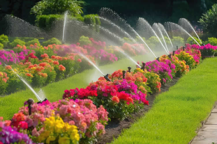 creating a colorful garden oasis