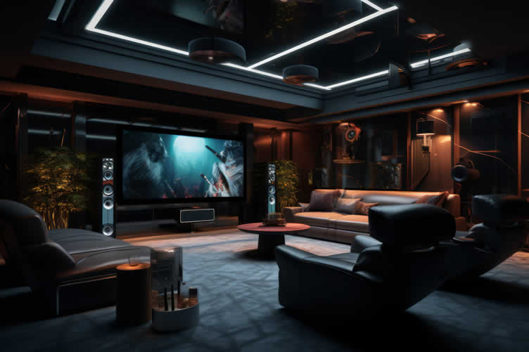 designing a luxury-styled rec room