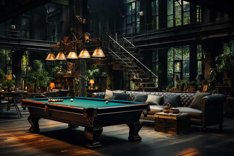 designing a luxury-styled rec room