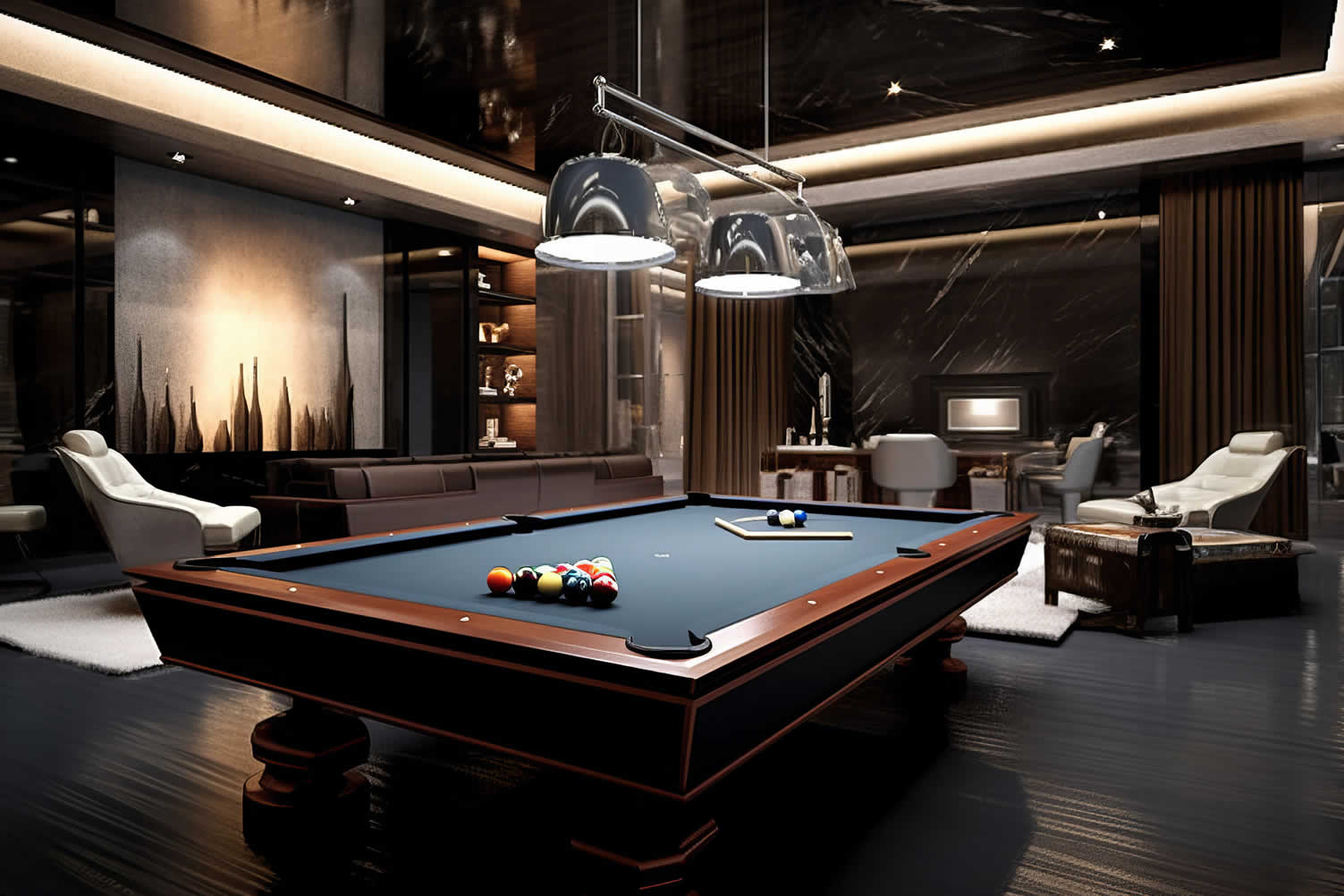 designing a luxury-styled rec room