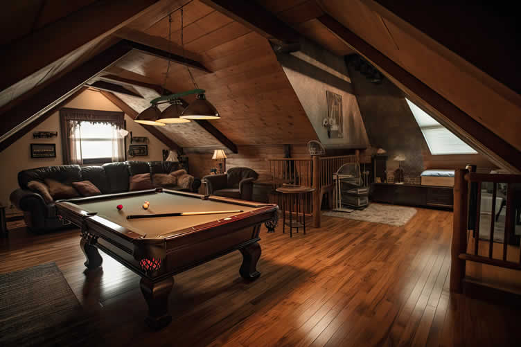 designing a luxury-styled rec room