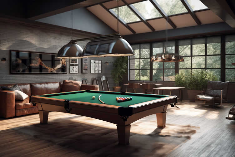 designing a luxury-styled rec room