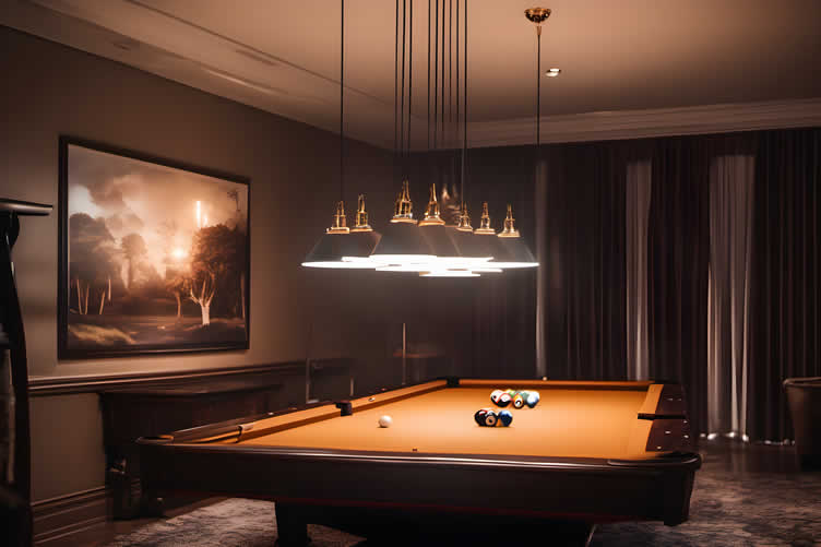 designing a luxury-styled rec room