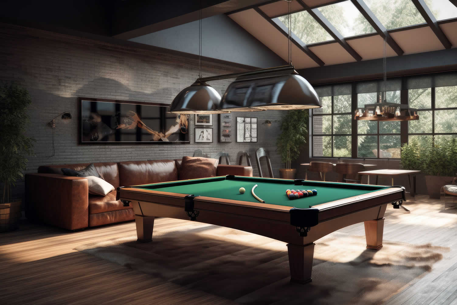 designing a luxury-styled rec room