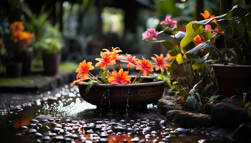 flower path decoration