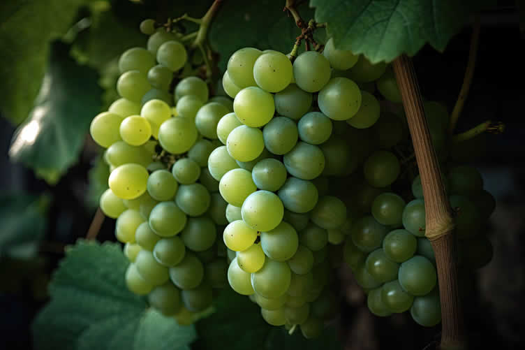 growing grapes in wine barrels