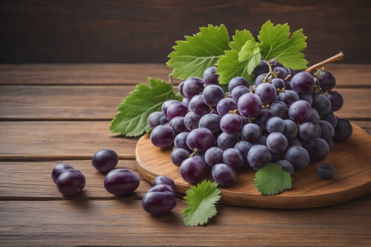 growing grapes in wine barrels