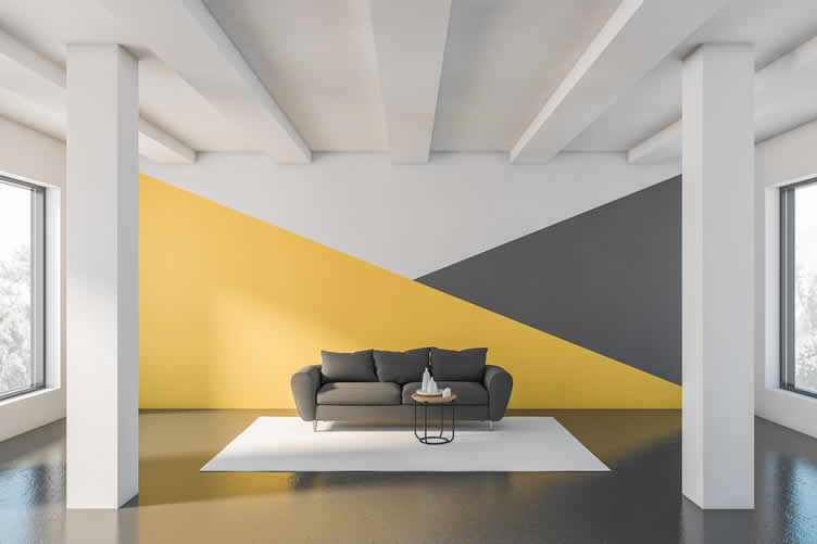 interior walls with paint color