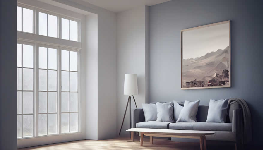 interior walls with paint color