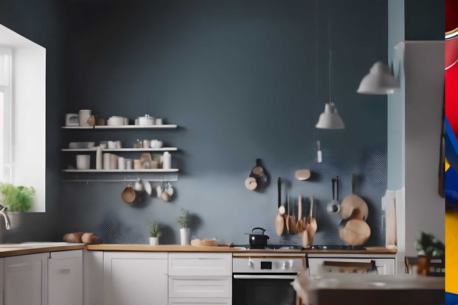 interior walls with paint color