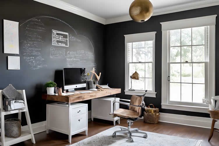 interior walls with paint color