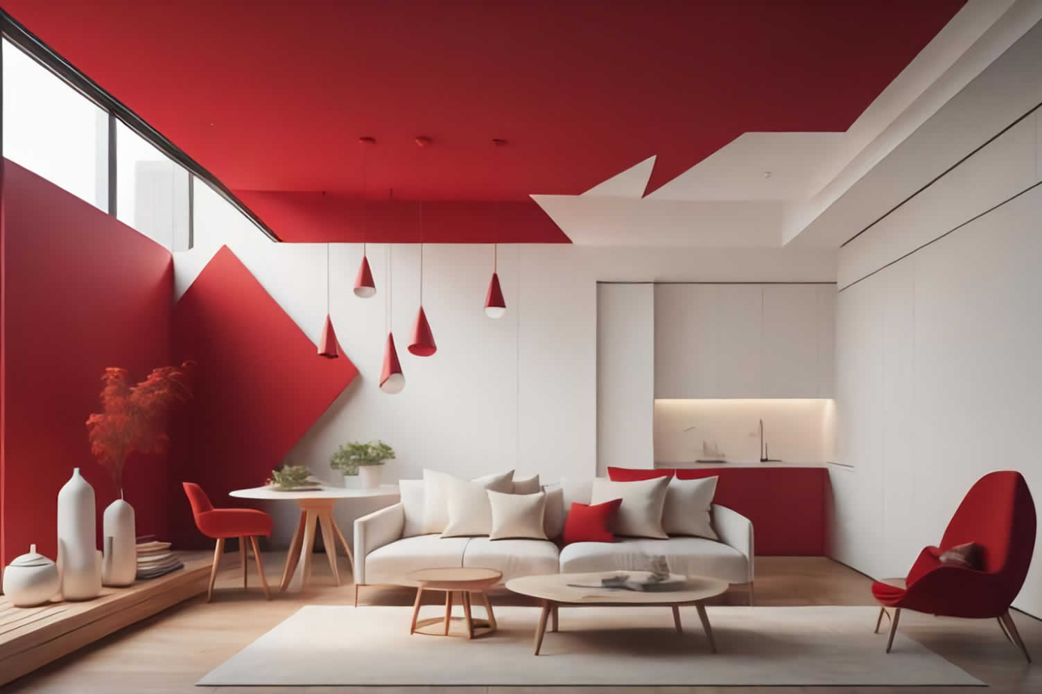 interior walls with paint color