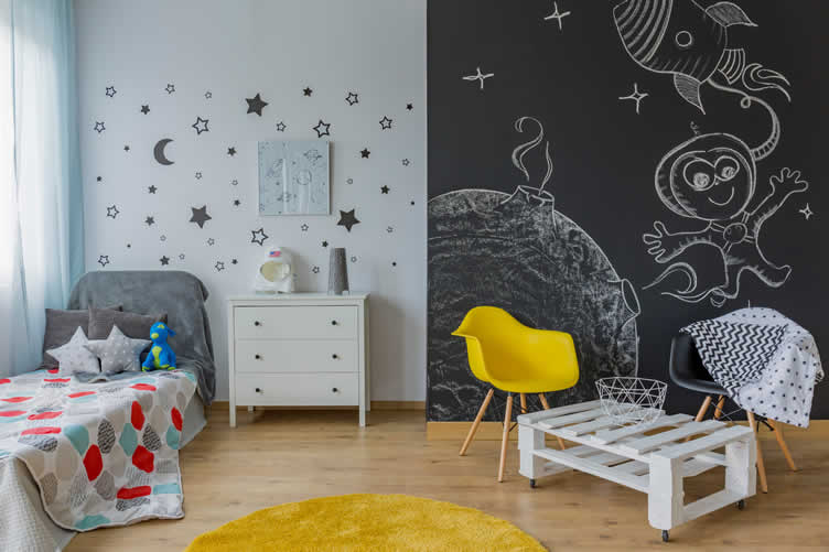 using chalkboards