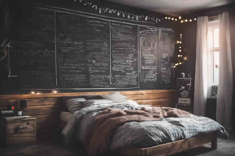 using chalkboards