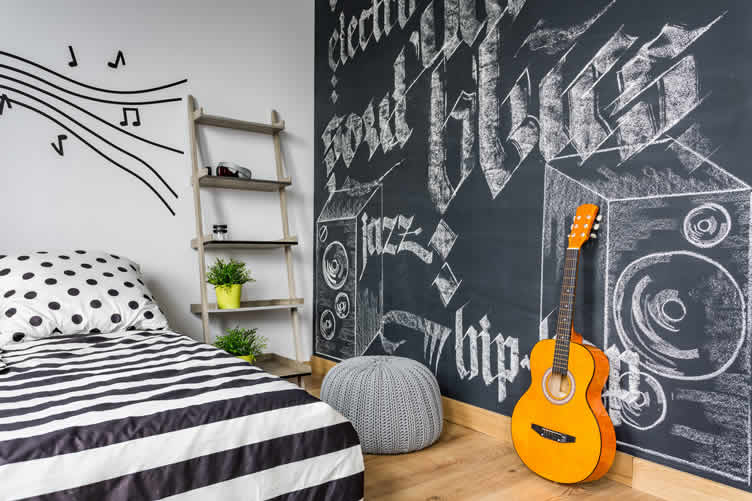 using chalkboards