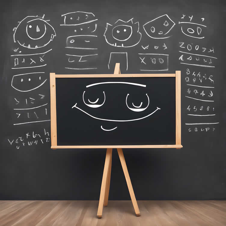 using chalkboards