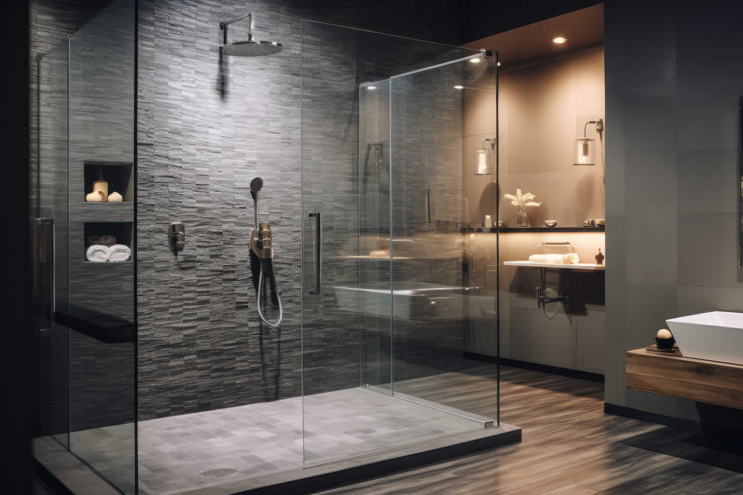perfect shower enclosure