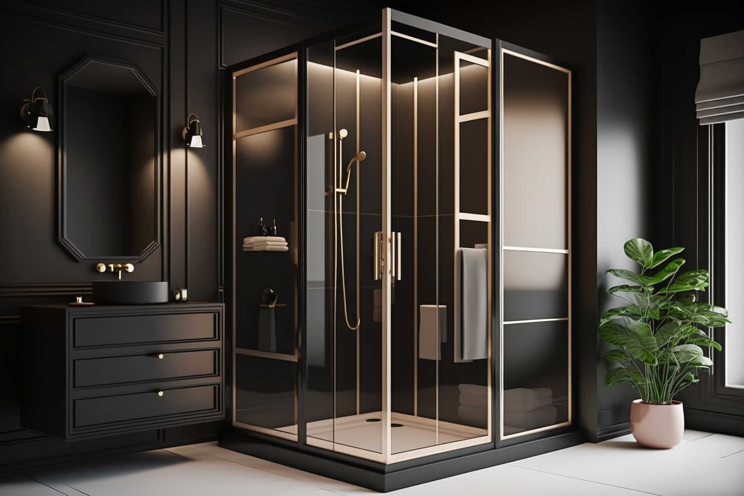 perfect shower enclosure