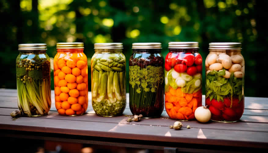 canning garden harvest