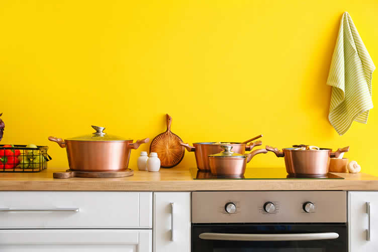 colorful kitchens