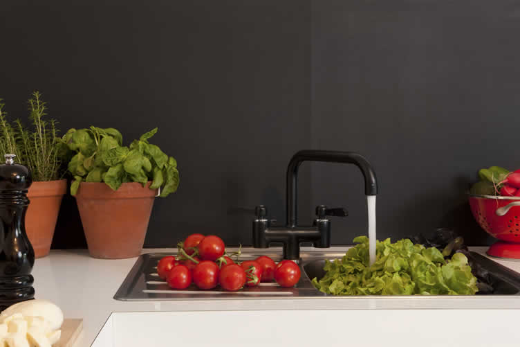 colorful kitchens