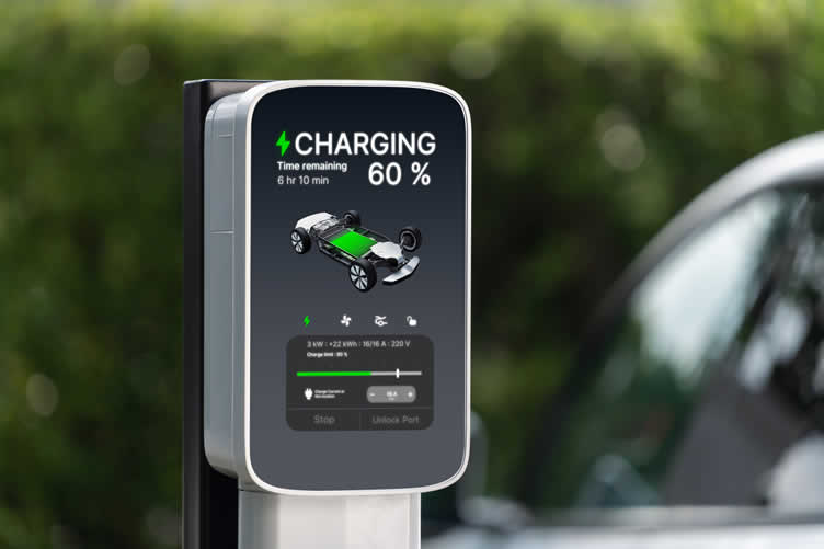 home EV charging station