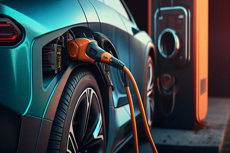 home EV charging station