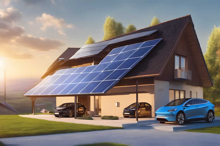 home EV charging station