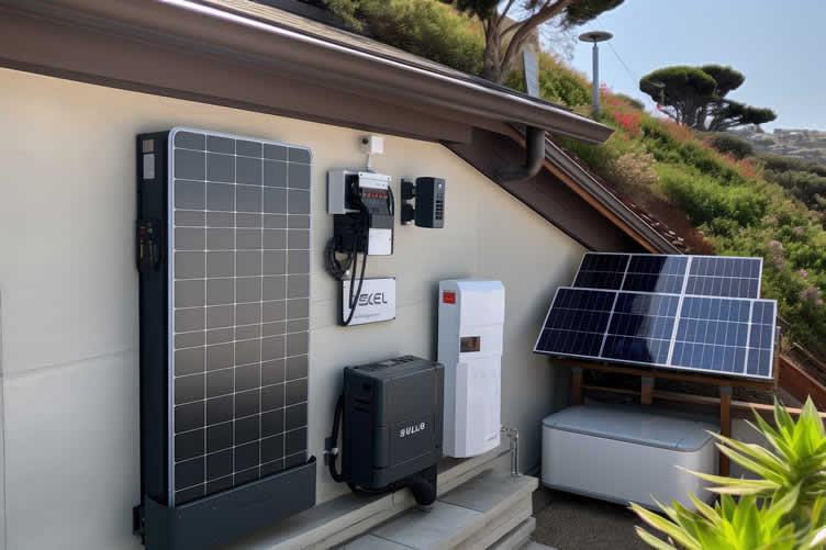 home EV charging station