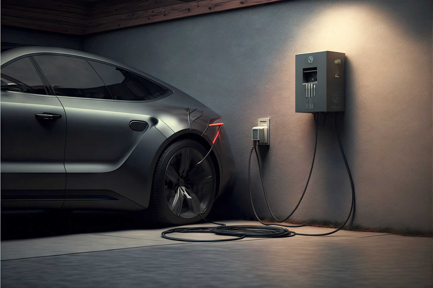 home EV charging station