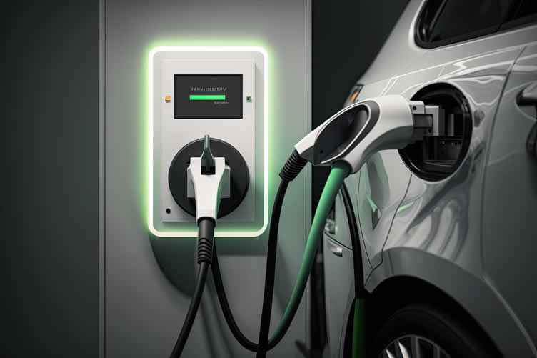 home EV charging station