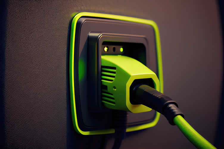 home EV charging station