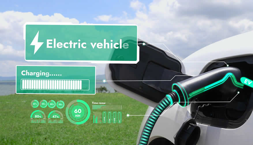 home EV charging station