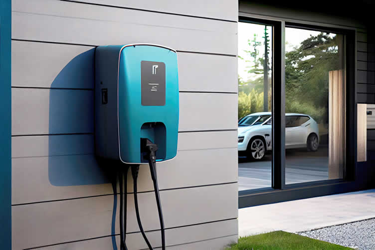 home EV charging station