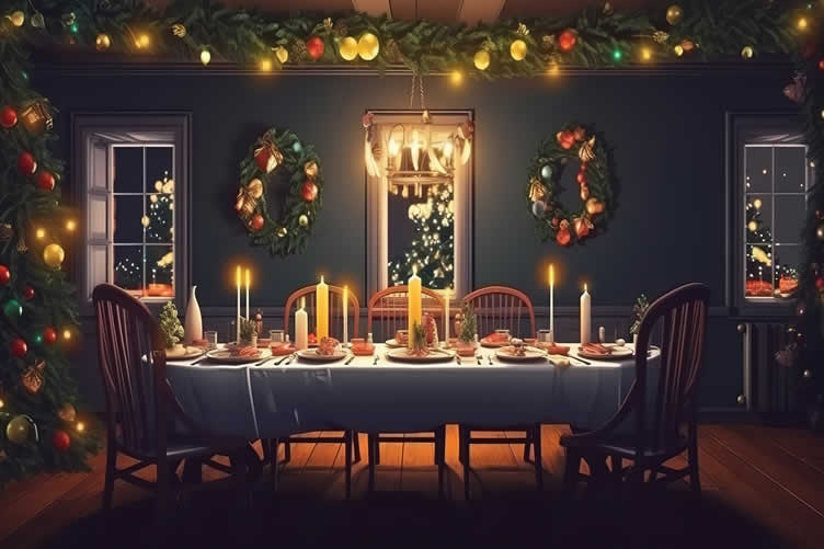 decorating for Christmas
