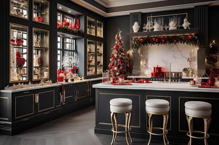 decorating for Christmas
