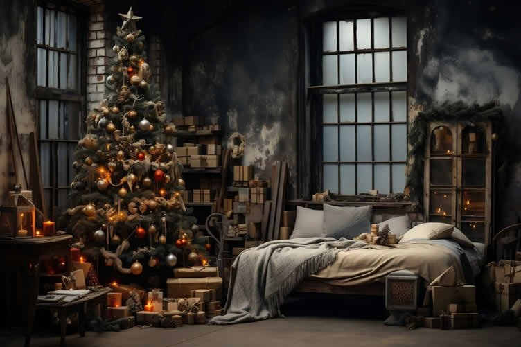 decorating for Christmas