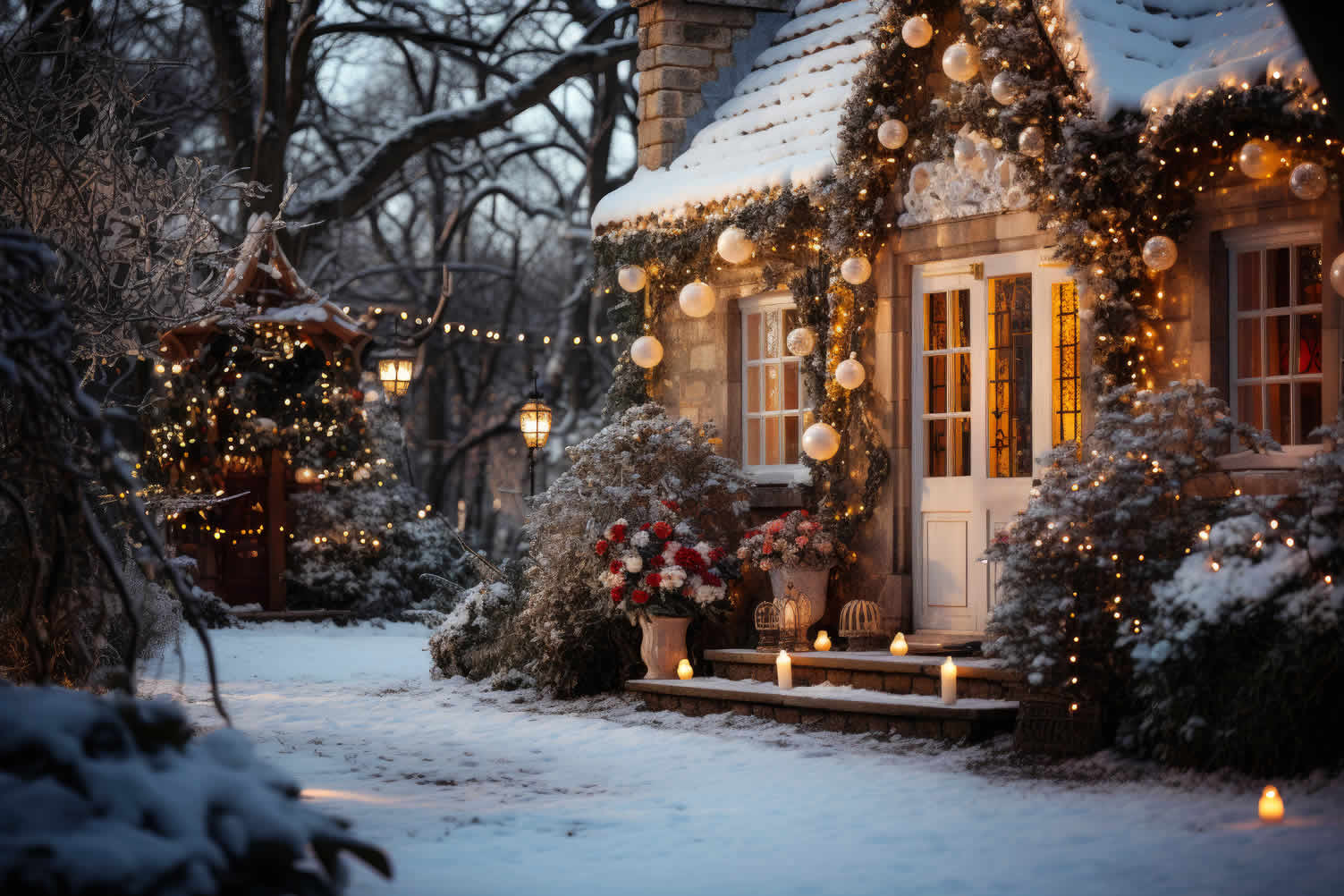 decorating for Christmas