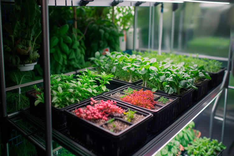 hydroponic garden