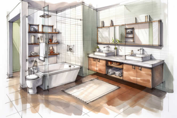 spa-like bathroom