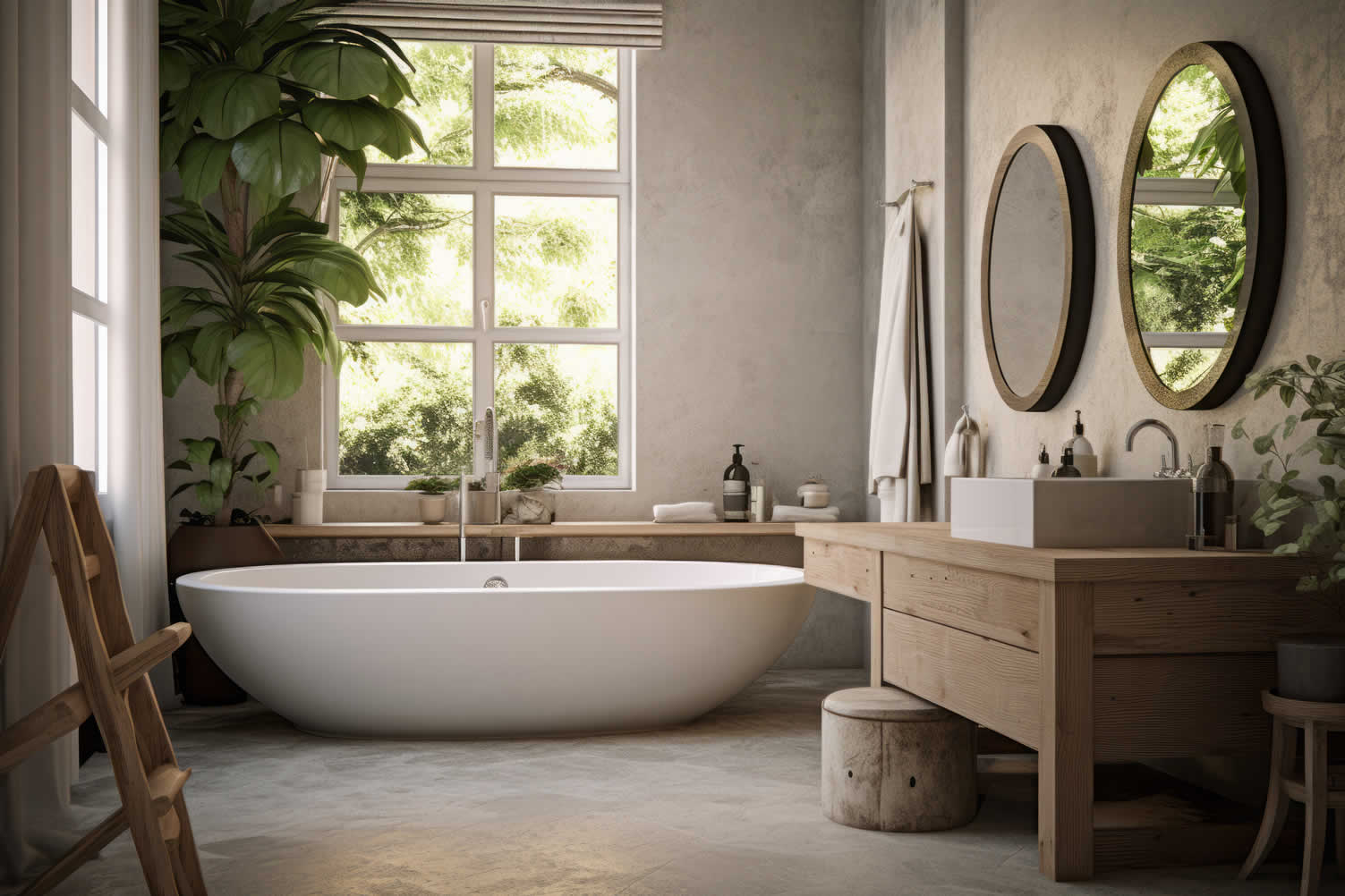 spa-like bathroom