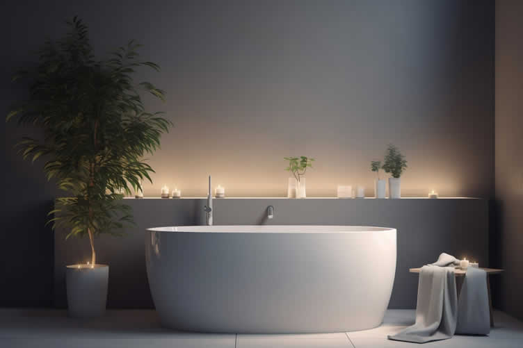spa-like bathroom