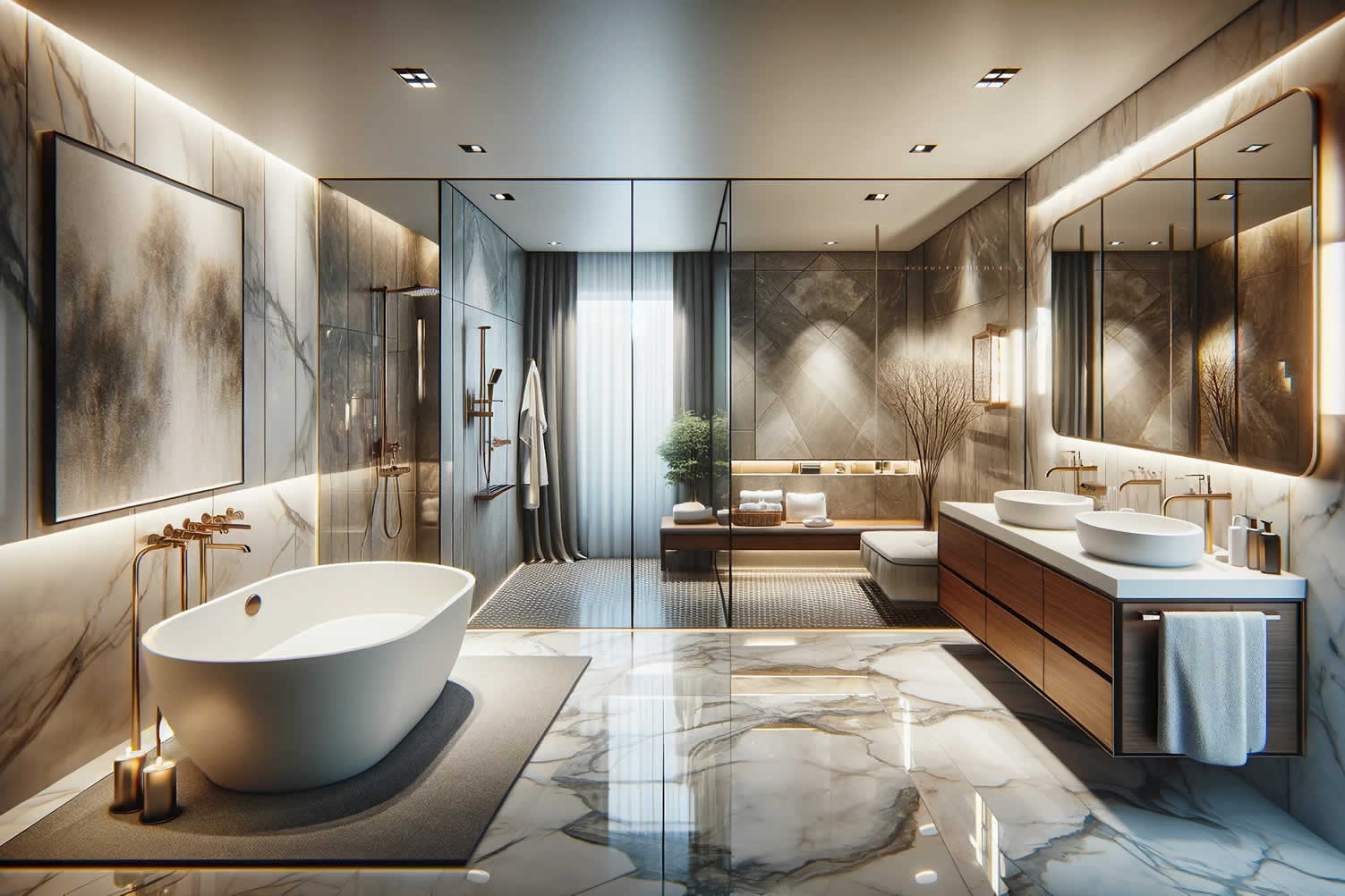 spa-like bathroom